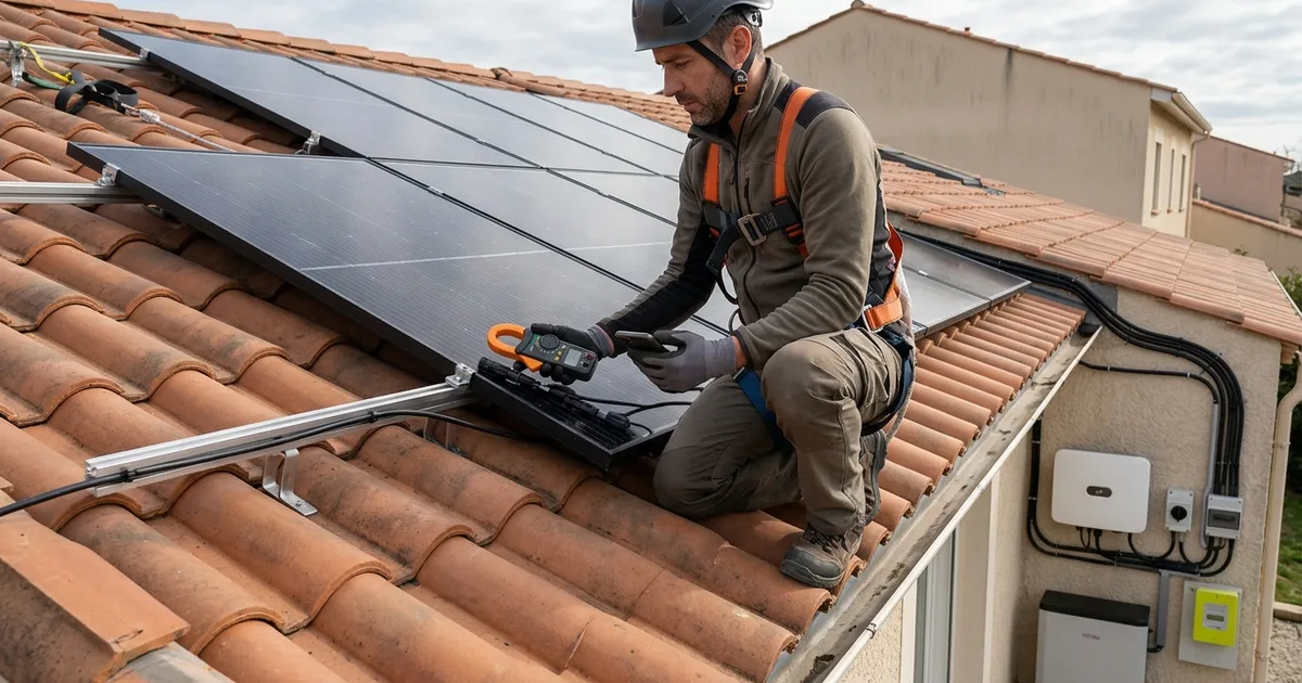 Installation photovoltaïque dans le Bas-Rhin